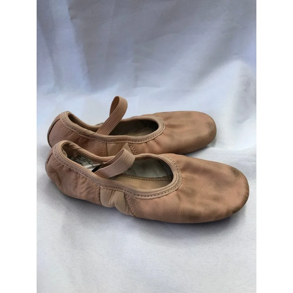 Pre-Owned Dance Ballet Shoes Revolution 150 Pink Child 3M Leather Split Sole St